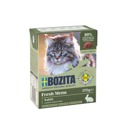 BOZITA FRESH MENU MIĘSNE KAWAŁKI Z KRÓLIKIEM W GALARETCE 370g